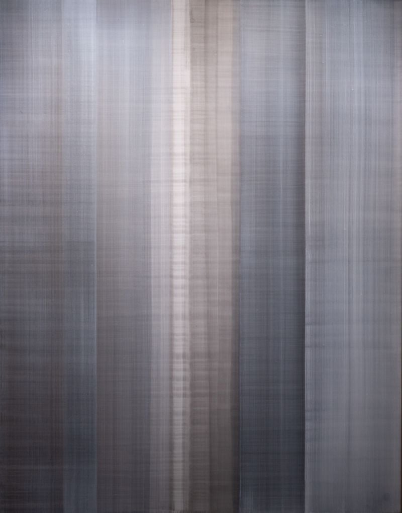 Sonnet, Inkstick on canvas, 116 x 91 cm, 2026