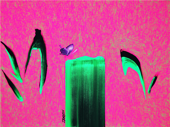 LOOK26-111, Acrylic on canvas, 97×130cm, 2026.