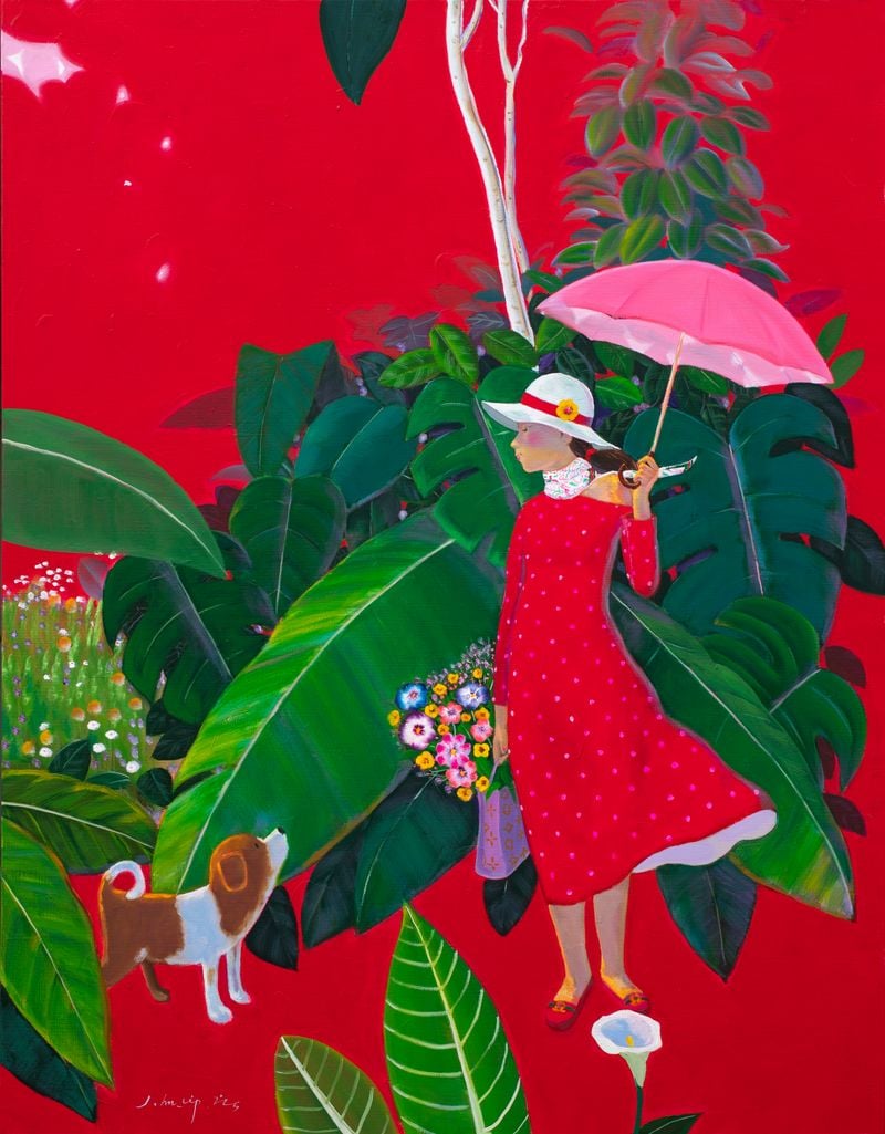 이 존립,  A happy day (116 x91cm, Oil on canvas,  2025년) (이미지: 작가제공)