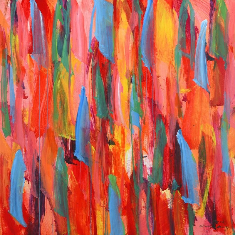 From Nature-2602, 2026. acrylic on canvas, 130x130cm