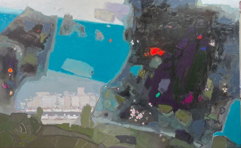 손영선 작품,  환희 (300호, Oil on canvas) (이미지: 작가 제공)