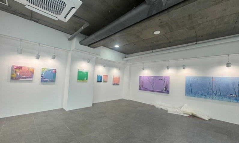 이명례 개인전시 모습