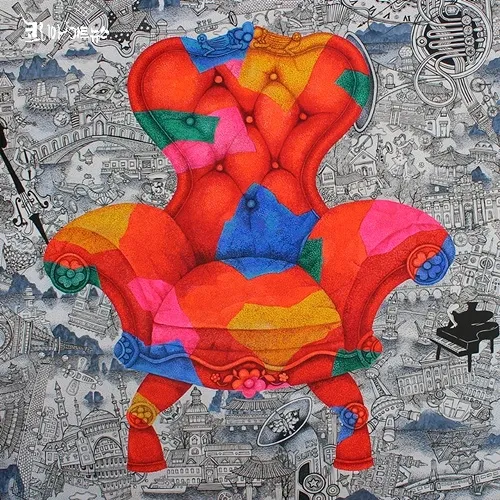 dream of the butterfly, 2022, acrylic colors on canvas, 130.3x130.0cm. 이미지 삼세영갤러리