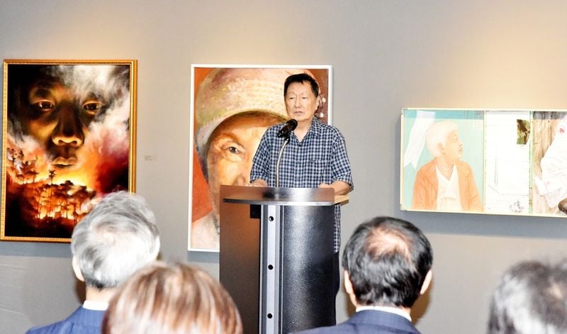 겸재 미술대전 심사위원장 유인수 