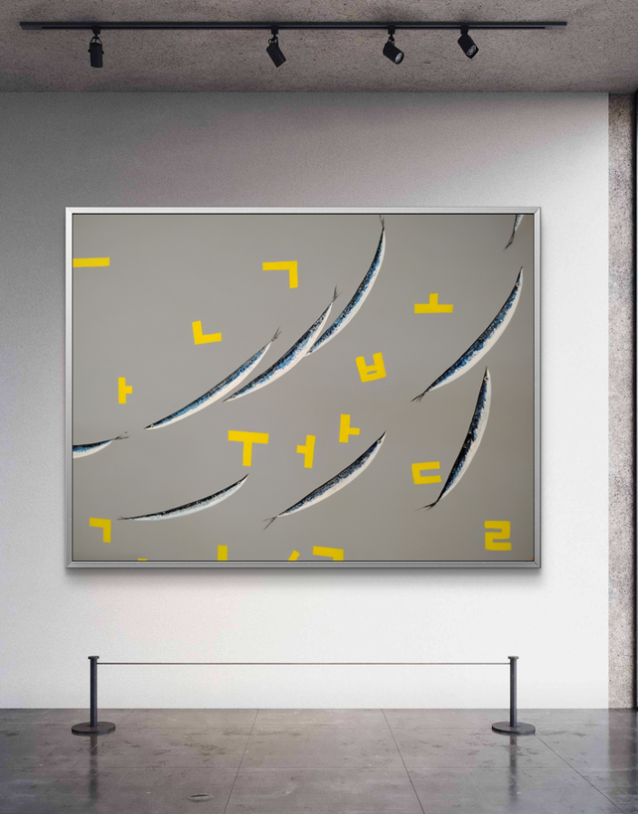 Choi Asuk's recent "Hunmin-Kongchee" series (Gallery Western)