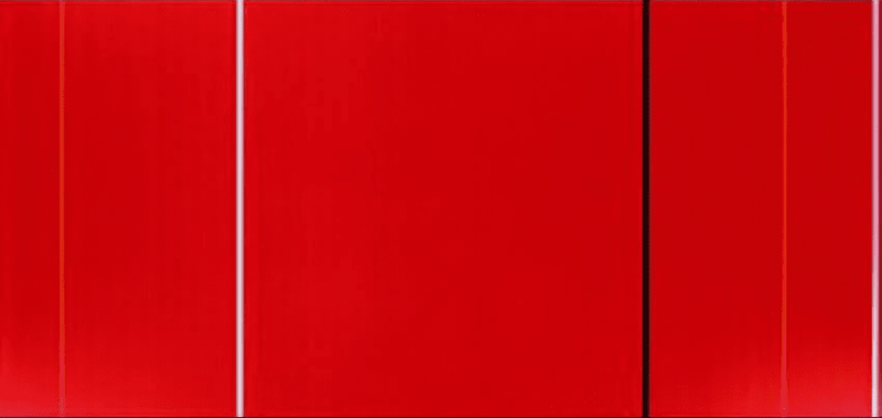 바넷 뉴먼, 영웅적이고 숭고한 인간", 1950 유화 242,2 x 541,7 cm © 2019 Barnett Newman Foundation /Artists Rights Society (ARS), New York