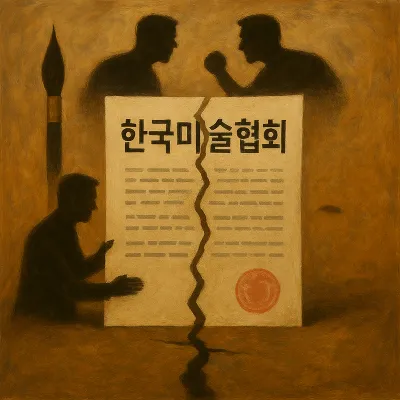 “한국미협, 또 다시 내홍”… 선거캠프 연합, 서예·문인화 공모대전 전면 중단 요구– 제25대 이사장 선거 후보 3인, “불법 공고…즉각 철회 안 하면 법적 조치”