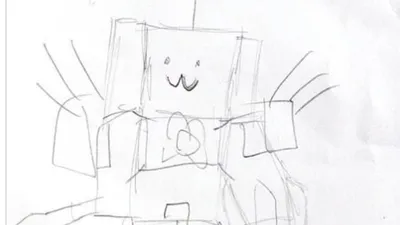[ 못그린  그림 13] 나의 친구, 타이탄 티비맨 _ 이시헌 ( 부천 중동초 5)