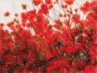 “실로 짜낸 숲의 감성” 홍진희 개인전, 용인서 개막