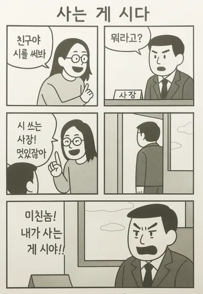 [KAN 만화] 사는 게 시다