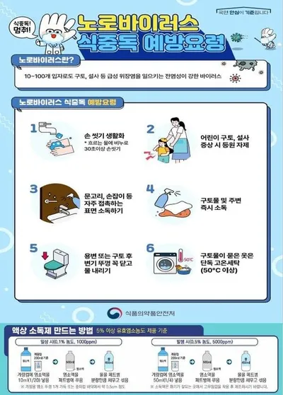 [메디컬] 겨울철 식중독 발생 원인, 노로바이러스