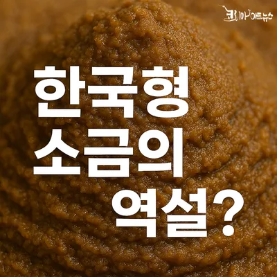 [ 닥터휘의 K-메디 건강미학 19] 한국형 소금의 역설: 된장이 답이다