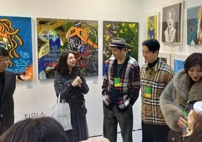 “배우 최민수, 월드아트페스타서 화가로 팬들과 만나다”