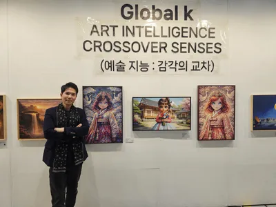 인간과 AI, 예술의 미래를 묻다 - 장인보 감독 100번째 전시 《ART INTELLIGENCE : CROSSOVER SENSES》 성료