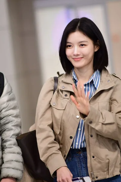 [KAN 포토]  배우 김유정, 단아하고 여성美 넘치는 공항패션