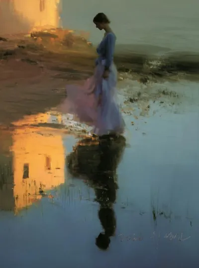 디지털 입자로 빚은 ‘우아한 생존’… AI 아티스트 위성신, 제8회 히즈아트페어 참가