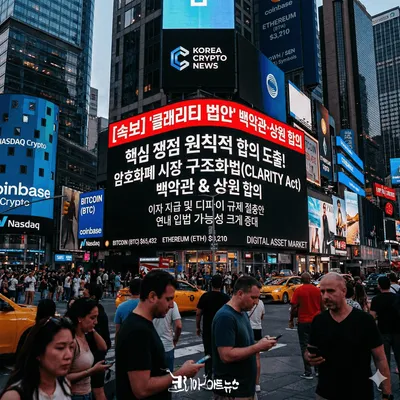 교착 상태 빠졌던 美 ‘클래리티 법안(CLARITY Act, 암호화폐 시장 구조화법)’, 백악관·상원 극적 합의로 통과 ‘급물살’