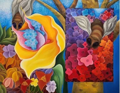 김란 작가, 뱅크아트페어에서 숲의 생명력을 펼치다