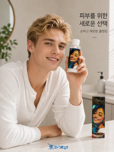 “뷰티에 예술을 입히다”… 준희퀸, 화산백토 파우다워시로 아트 코스메틱 시장 도전