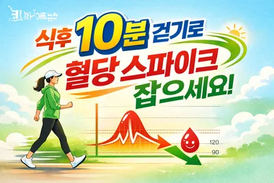 [닥터휘의 K-메디 건강미학 40] 식후 10분의 걸음이, 혈관과 뇌를 지키는 가장 정직한 처방입니다.