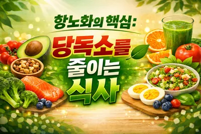 [닥터휘의 K-메디 건강미학43] 당독소를 줄이는 식사,뇌와 혈관과 피부의 나이를 늦추는 가장 현실적인 항노화 전략