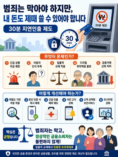 [기고] 범죄는 막아야 하지만, 내 돈도 제때 쓸 수 있어야 한다###