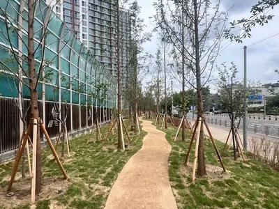 바람이 도심으로 들어온다… 도시바람길숲 ‘단재로 연결숲’ 준공