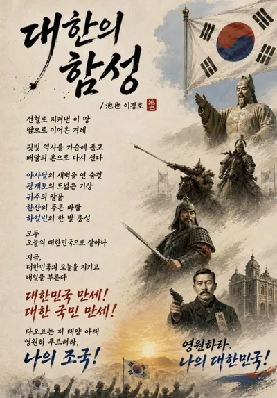 [KAN] 이경호 시인의 "대한의 함성"