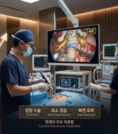 [기획특집 3편] 척추내시경 수술의 압도적 우위성: 감염 위험 제로에 도전하는 98% 성공률