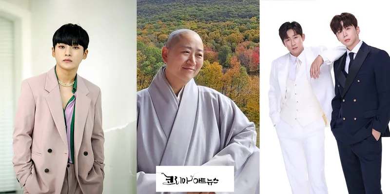 (좌)가수 성리, 서원스님, 가수 나상도, 가수 남궁진 프로필 / 사진제공 BTN라디오